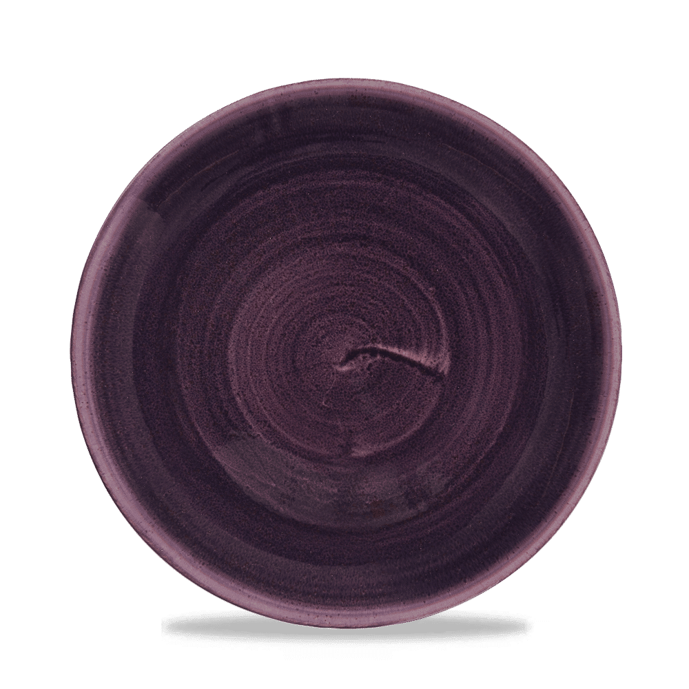 Stonecast Patina 8 2/3" Deep Purple Coupe Plate