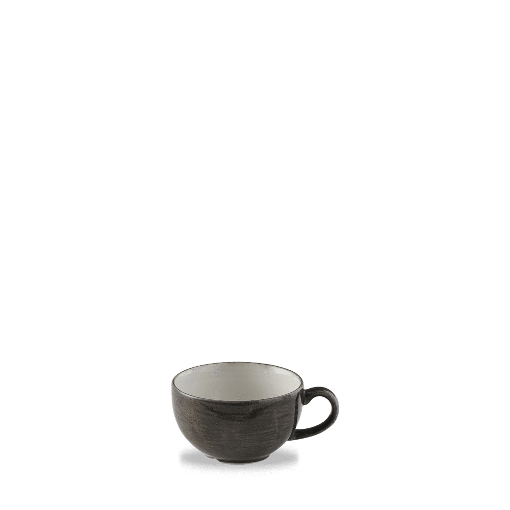 Stonecast Patina 8 oz. Iron Black Cappuccino Cup