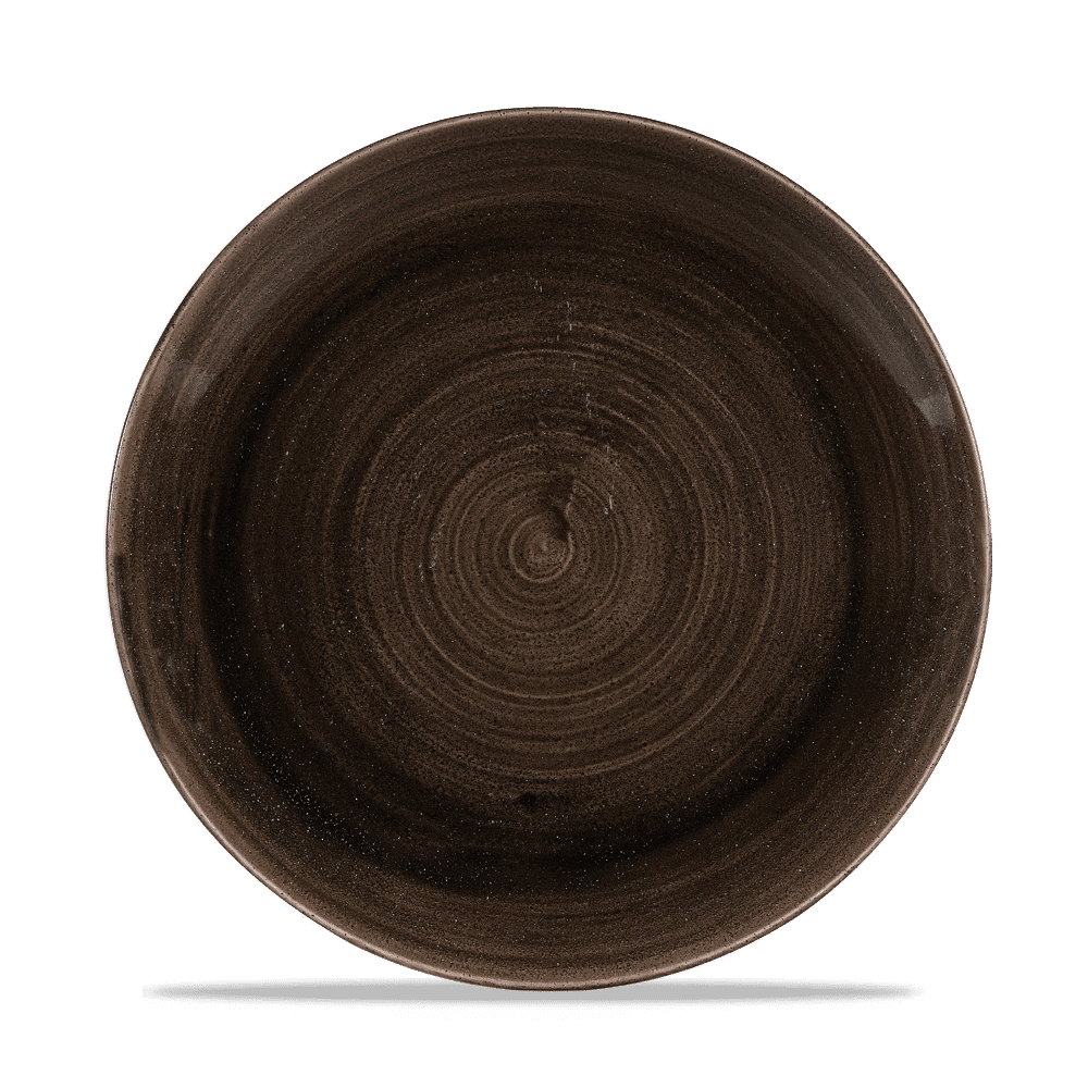 Stonecast Patina 10 1/4" Iron Black Coupe Plate