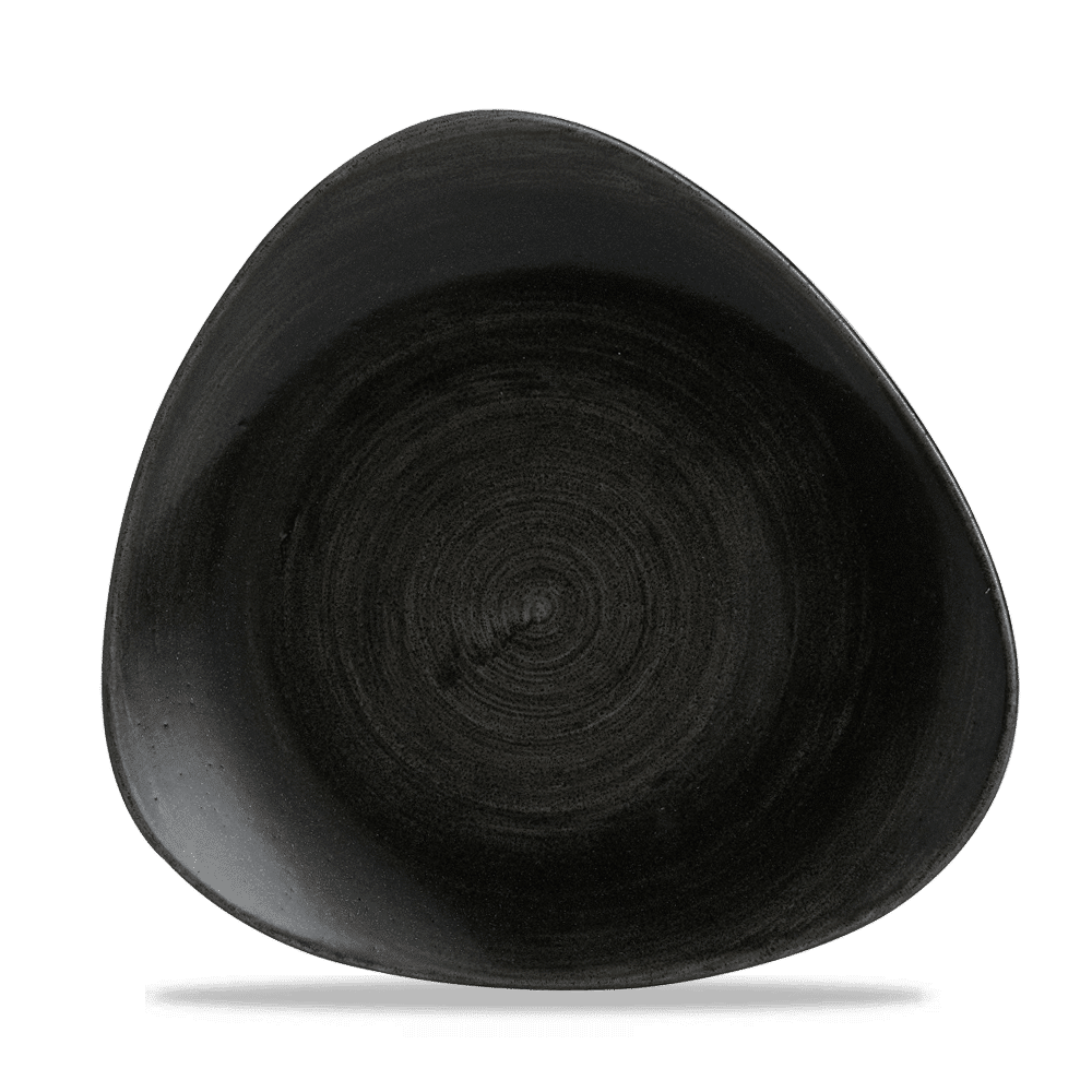 Stonecast Patina 10-1/2" Iron Black Triangle Plate