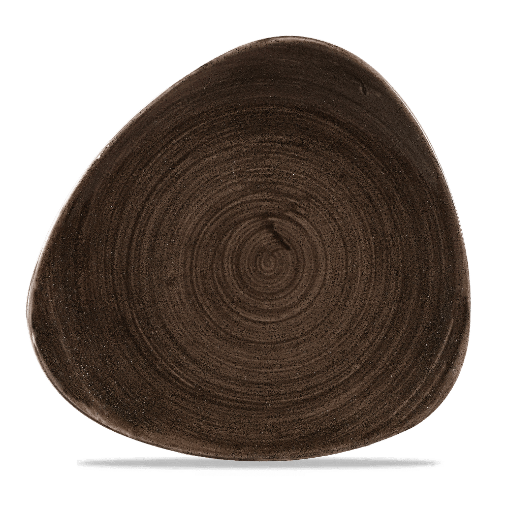 Stonecast Patina 9" Iron Black Triangle Plate