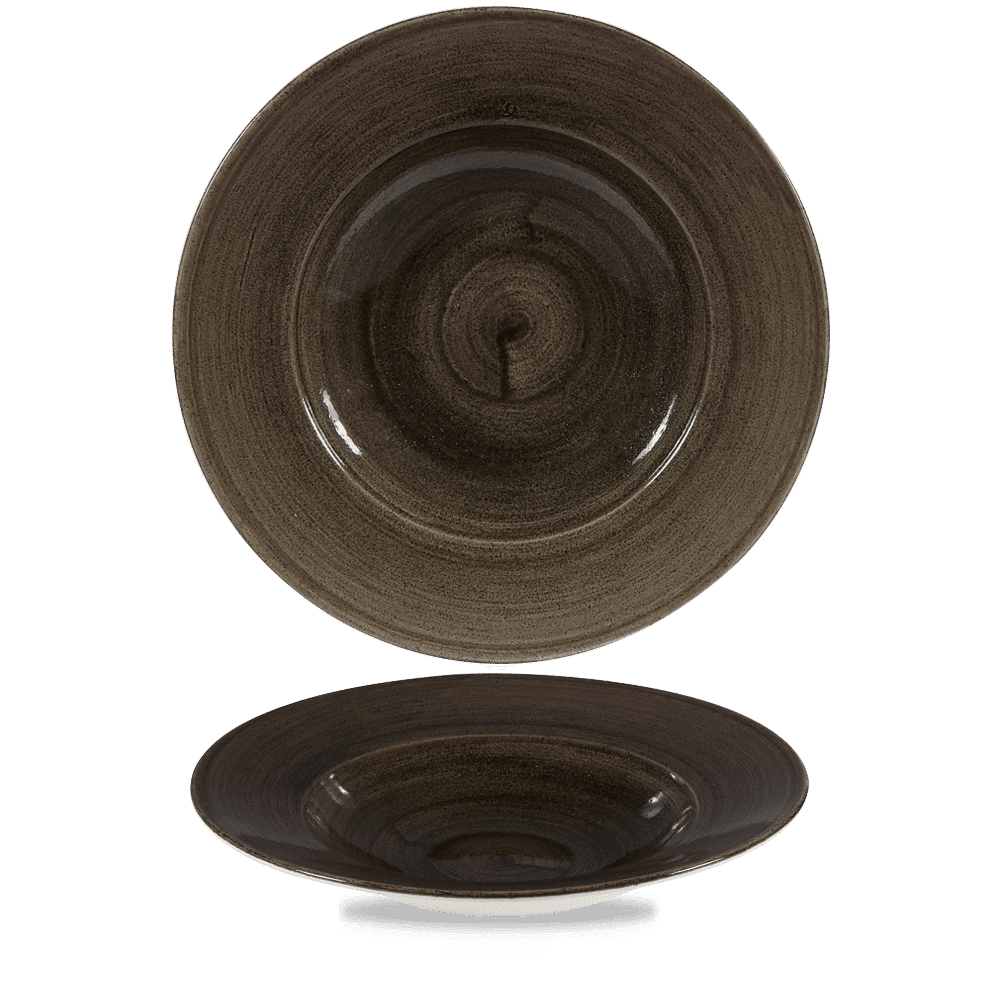 Stonecast Patina 16-1/2 oz. Iron Black Round Bowl