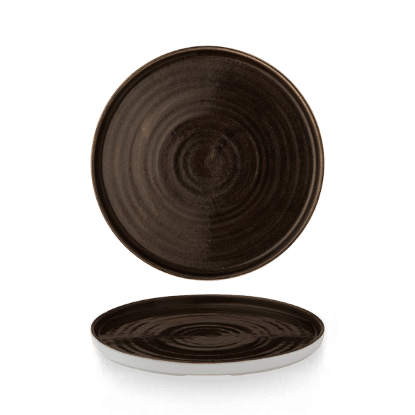 Stonecast Patina 8.25" Iron Black Walled Plate