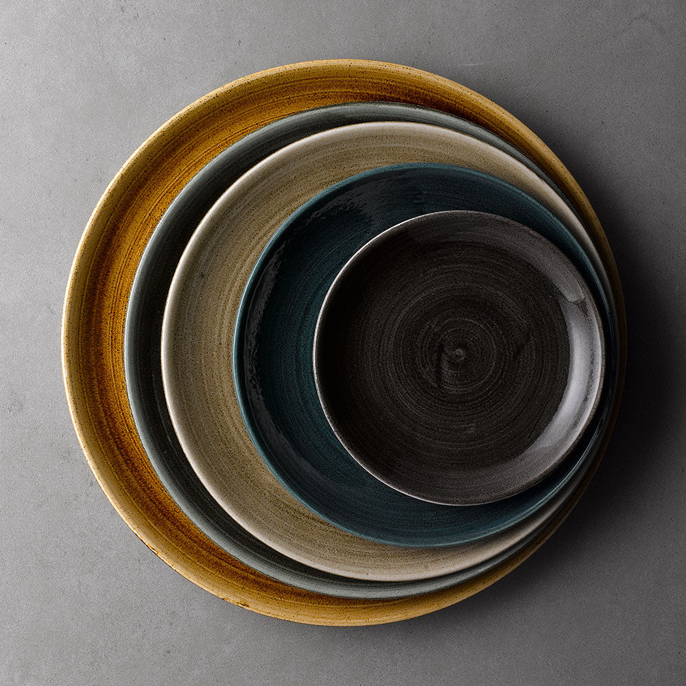 Stonecast Patina 10 1/4" Antique Taupe Coupe Plate