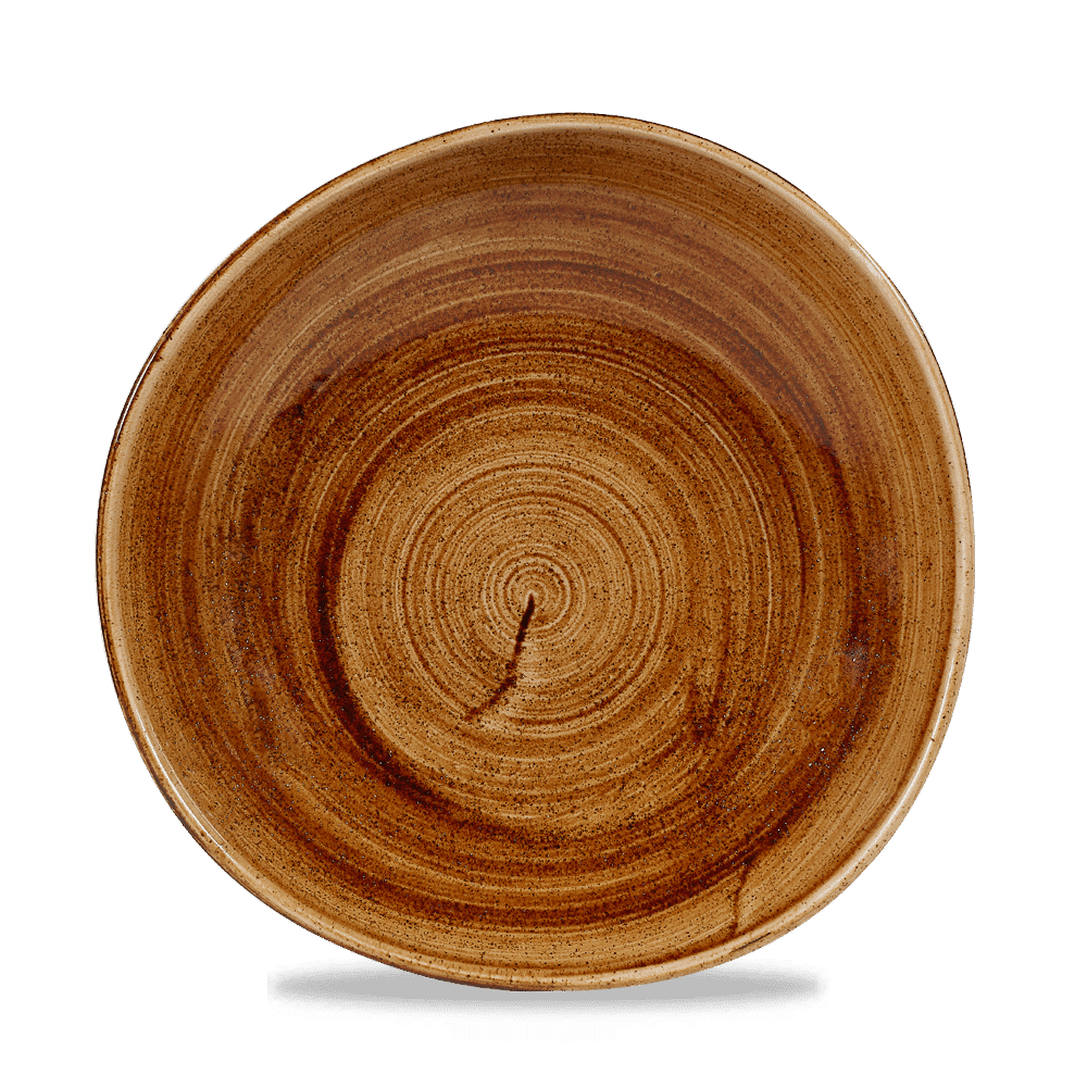 Stonecast Patina 38 oz. Vintage Copper Organic Round Bowl