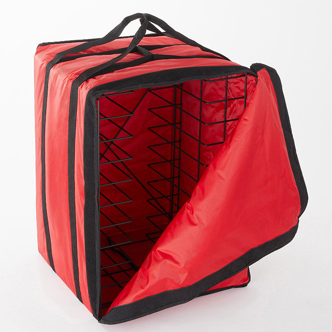 Pizza Delivery Bag w/Rack, 19" x 19" x 27", 10 Box