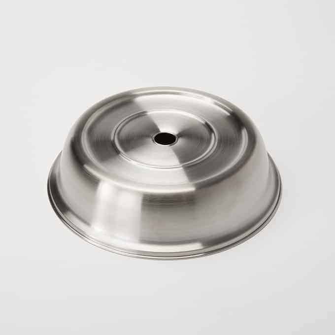 Stainless Steel Plate Cover, Fits 9" to 9-1/8"