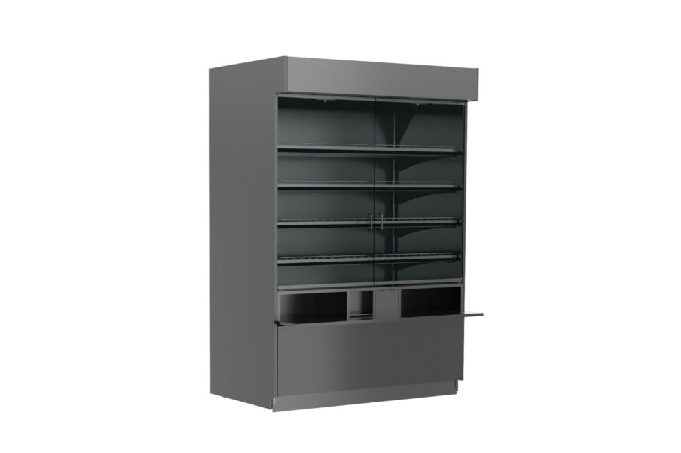 Addenda® Self-Service Non-Refrigerated Pastry Case, 76"W x 39"D x 83-1/4"H