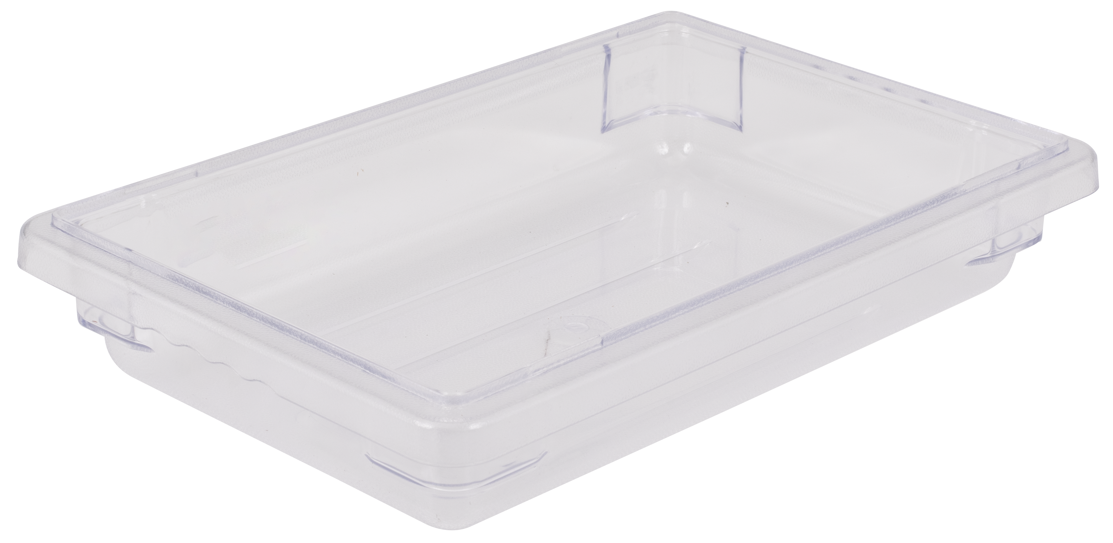 Food Storage Box, 12" x 18" x 3.5", Clear, Polycarbonate