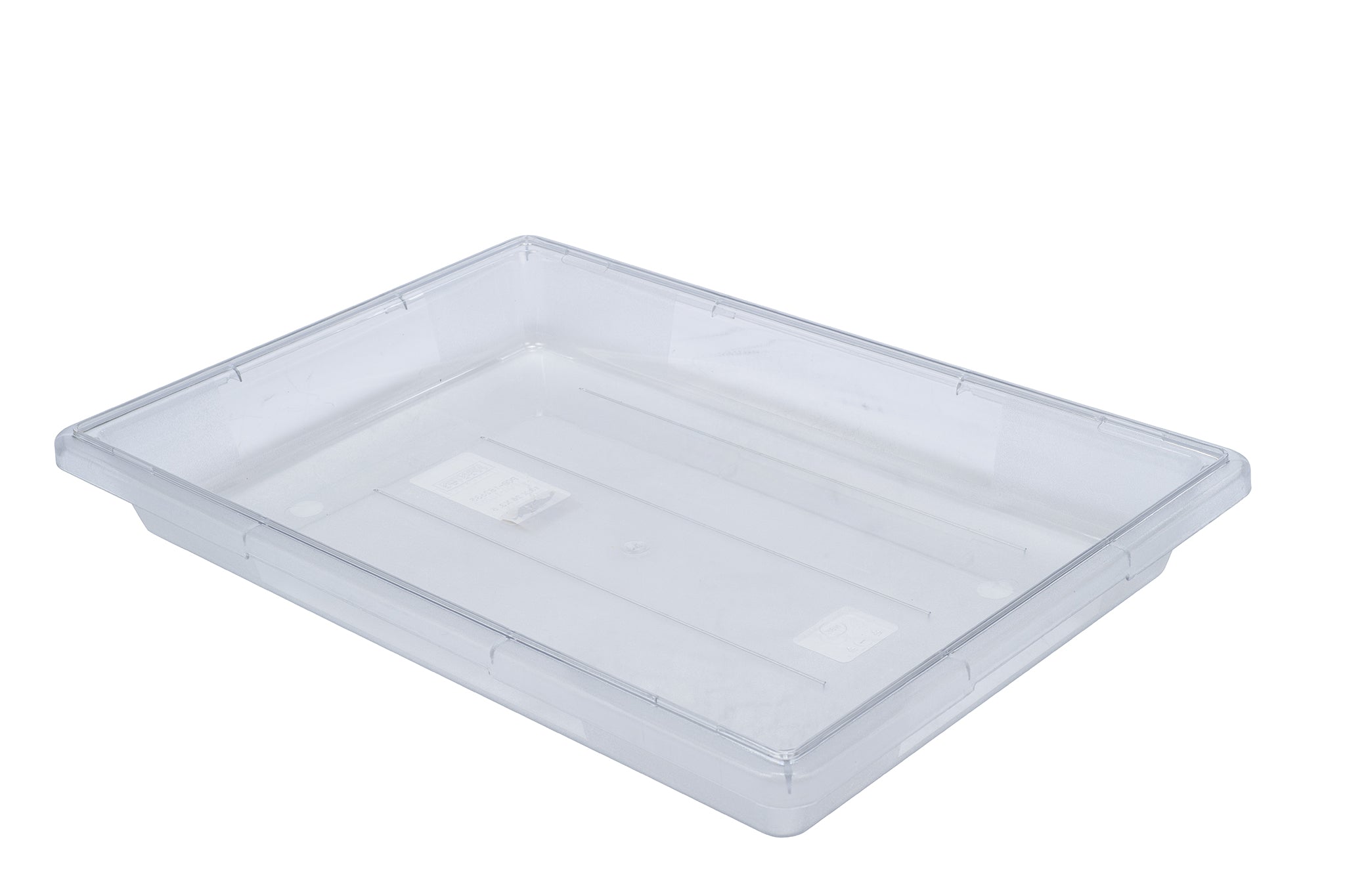 Food Storage Box, 18" x 26" x 3.5", Clear, Polycarbonate