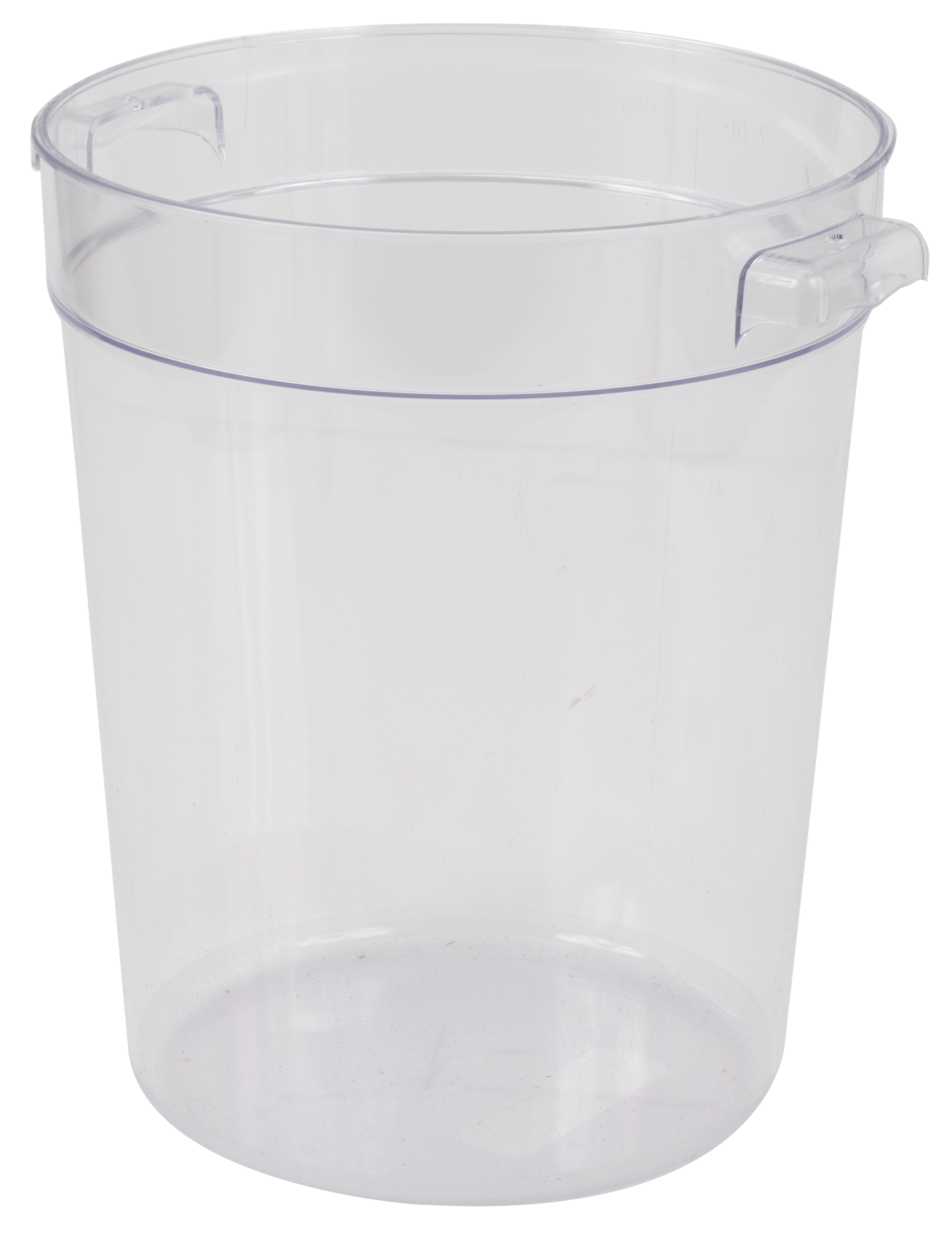 Food Storage Round 8 qt., Clear, Polycarbonate