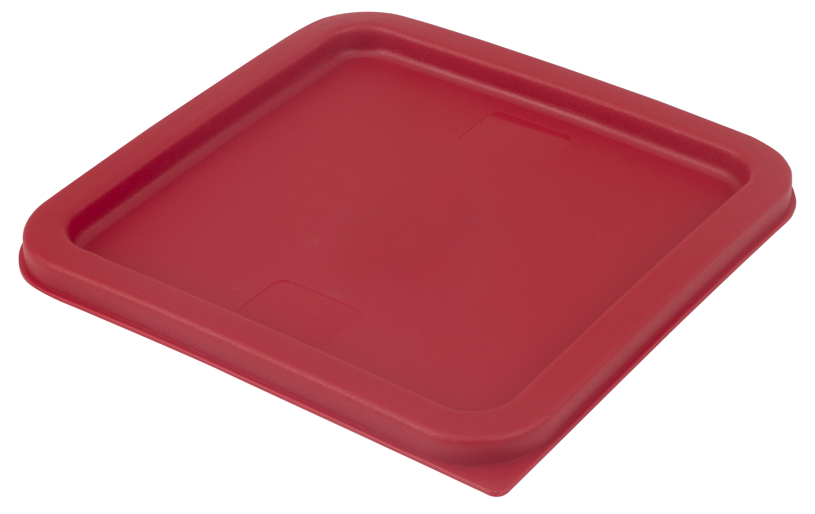 Lid for Food Storage Square 6 & 8 qt. Container, Polyethylene, Red