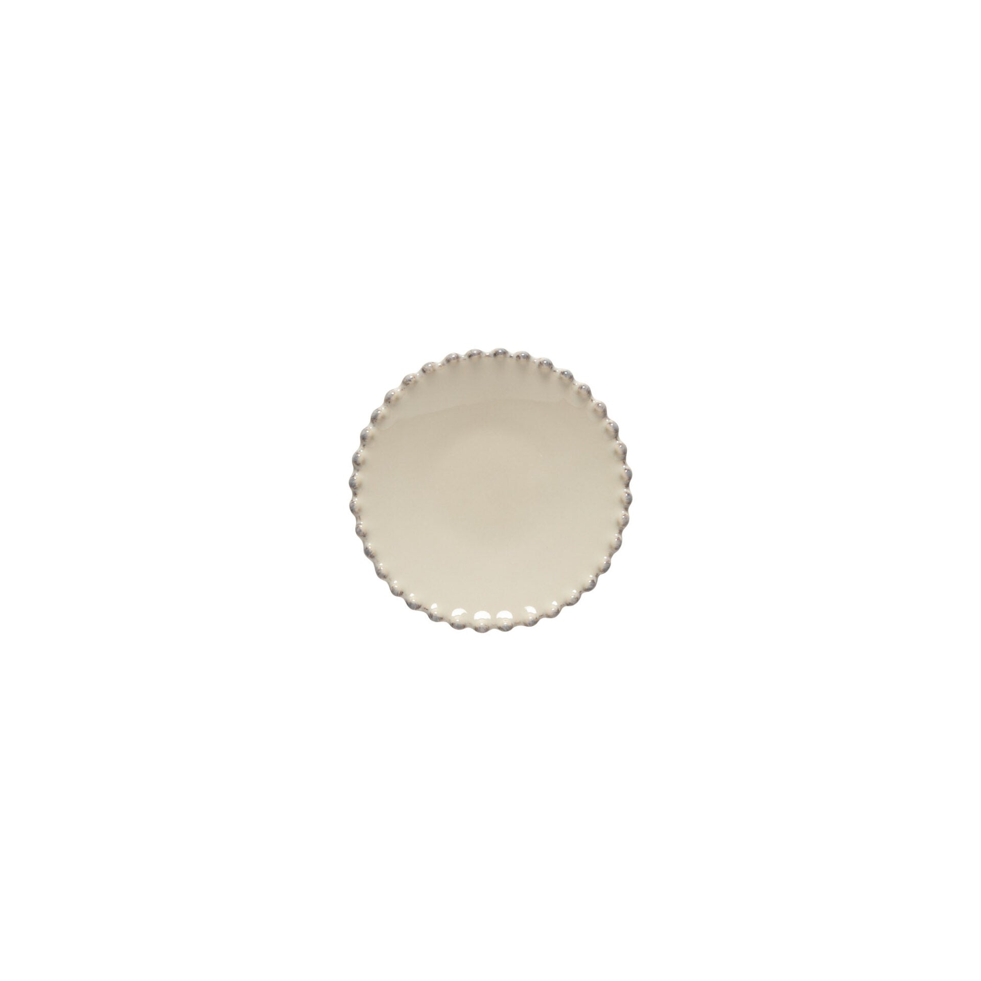 Pearl Appetizer Plate, 5" dia., Cream