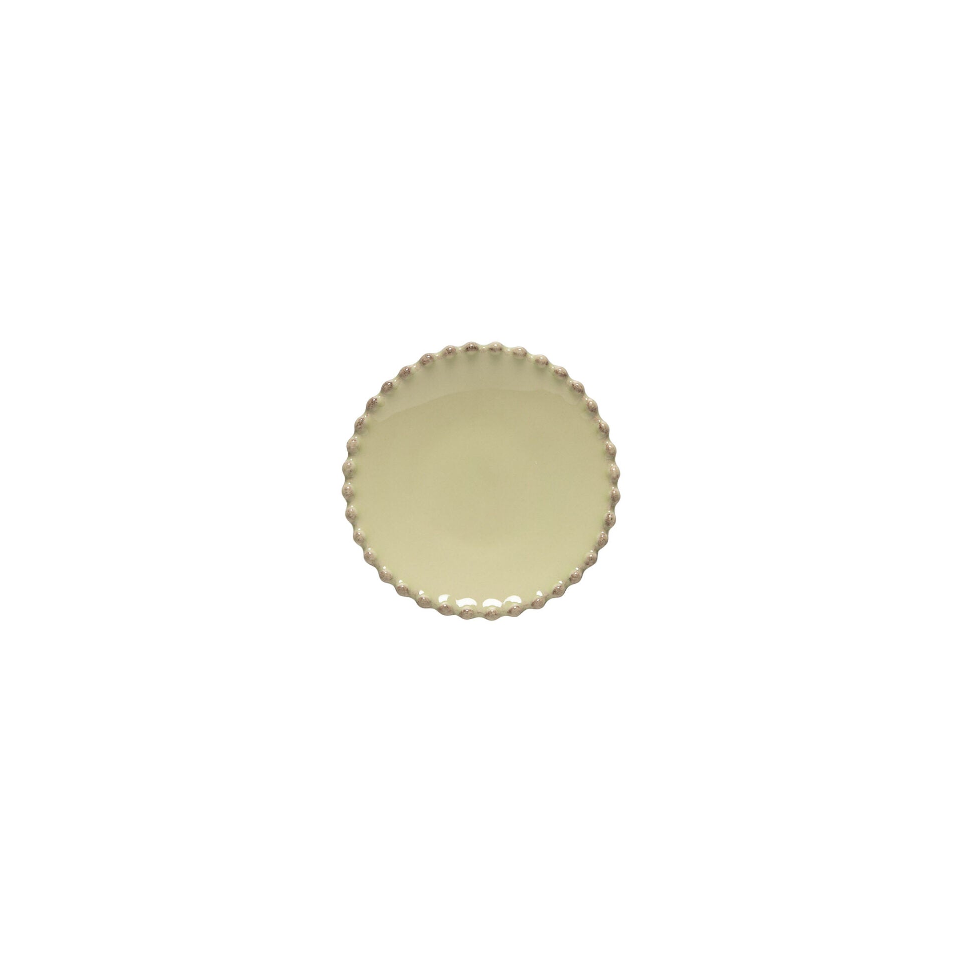 Pearl Appetizer Plate, 5" dia., Lily Green