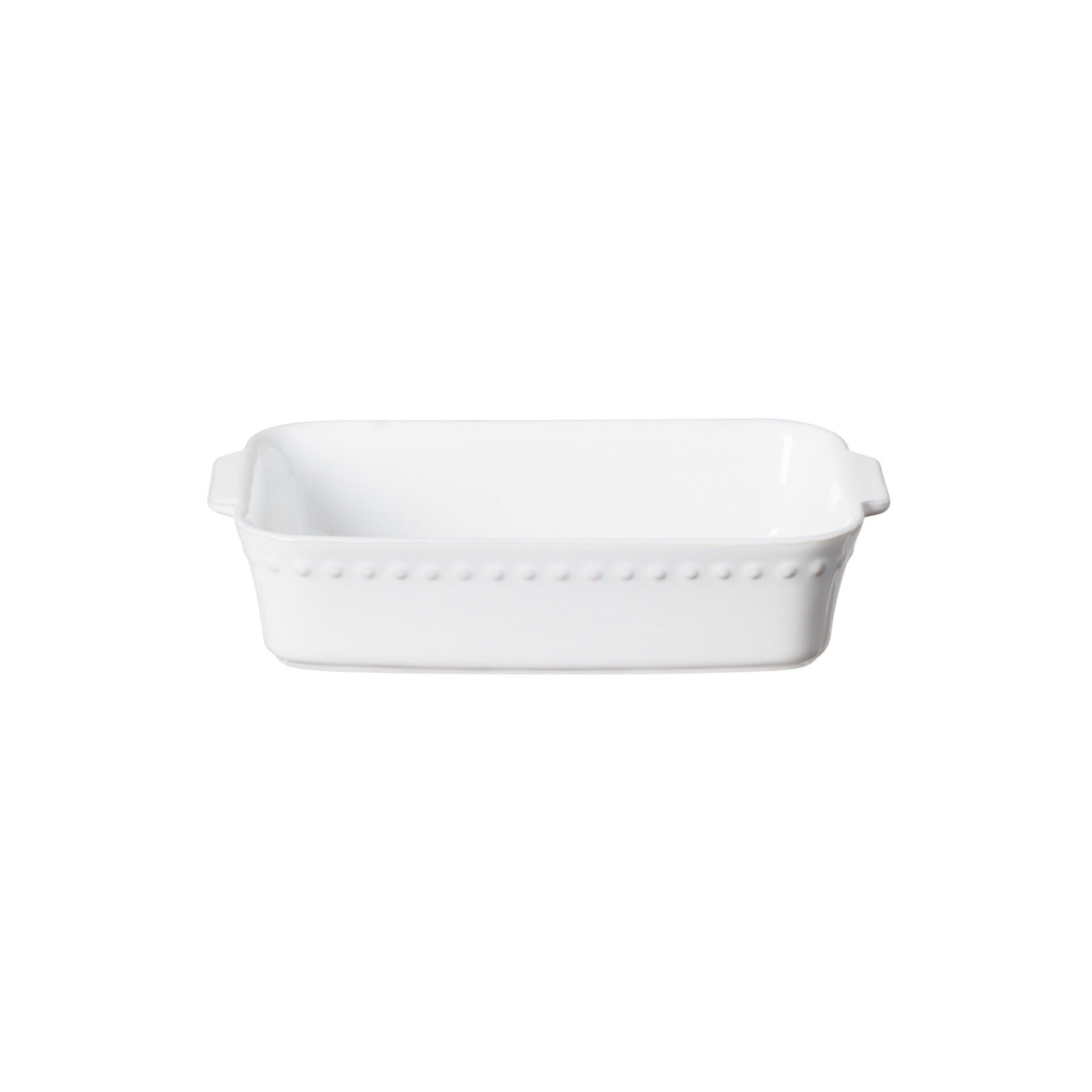 Pearl Rectangular baker, 10-3/4" x 6-3/4" , White