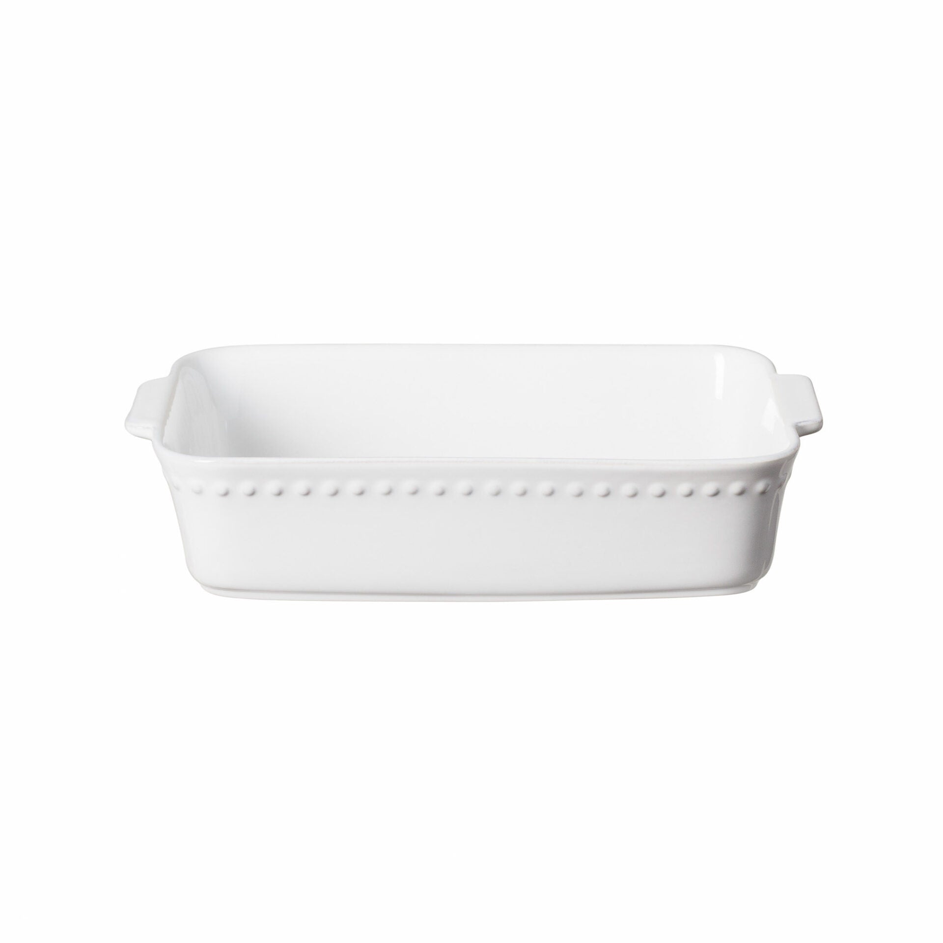 Pearl Rectangular baker, 12-7/8" x 8-1/8" , White