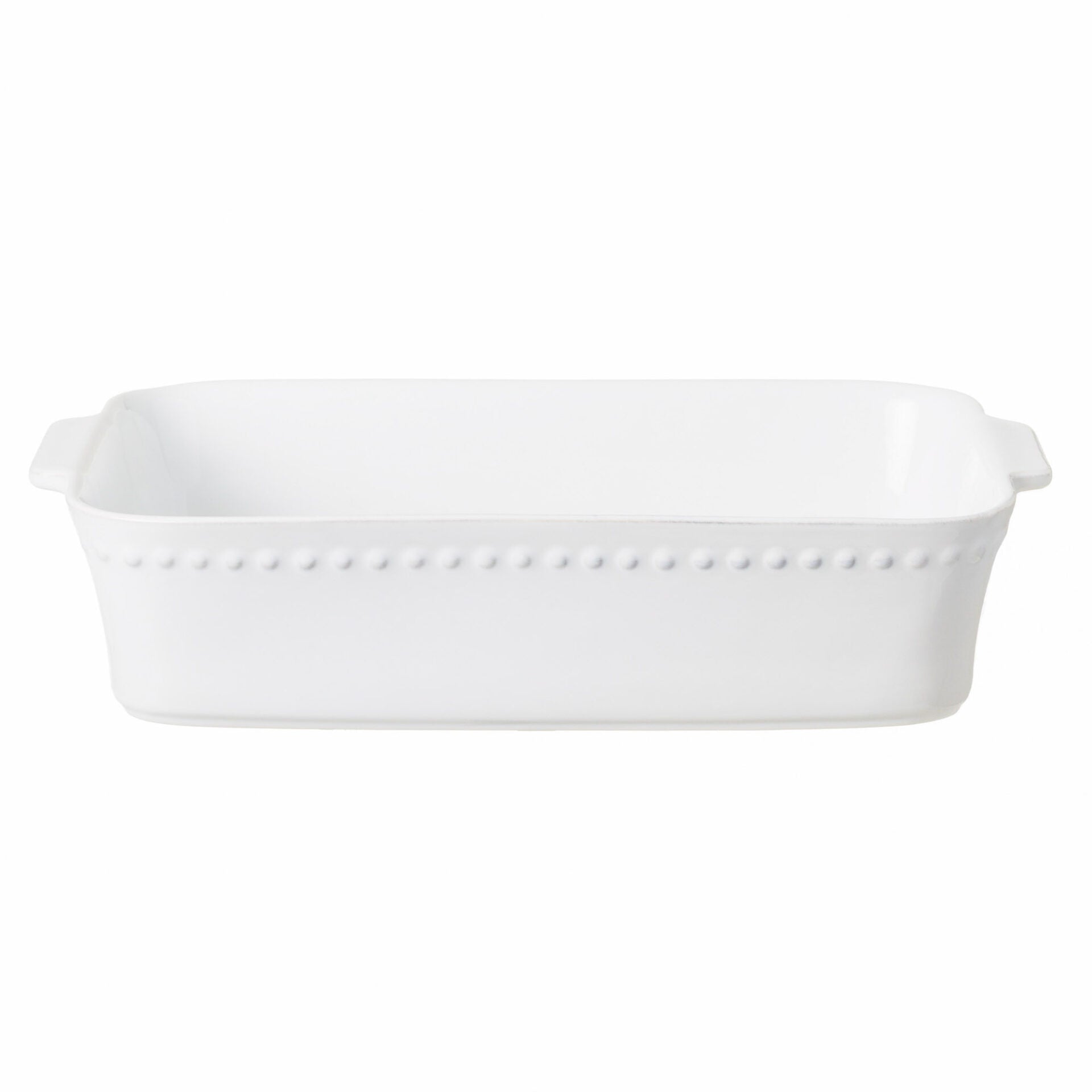 Pearl Rectangular baker, 15-1/8" x 9-1/2", White