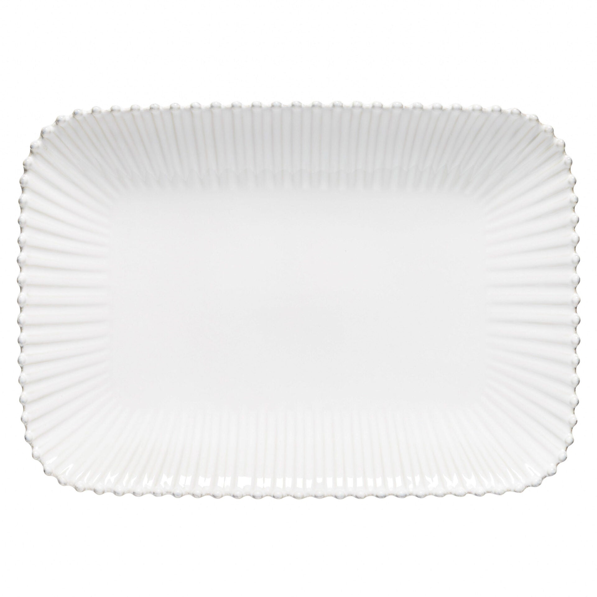 Pearl Rectangular platter, 15-5/8" x 11 " , White