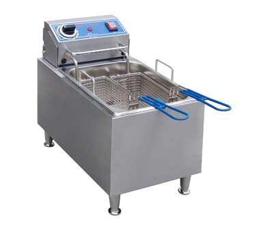 Fryer, electric, countertop, 16 lbs. oil capacity, 70-375F