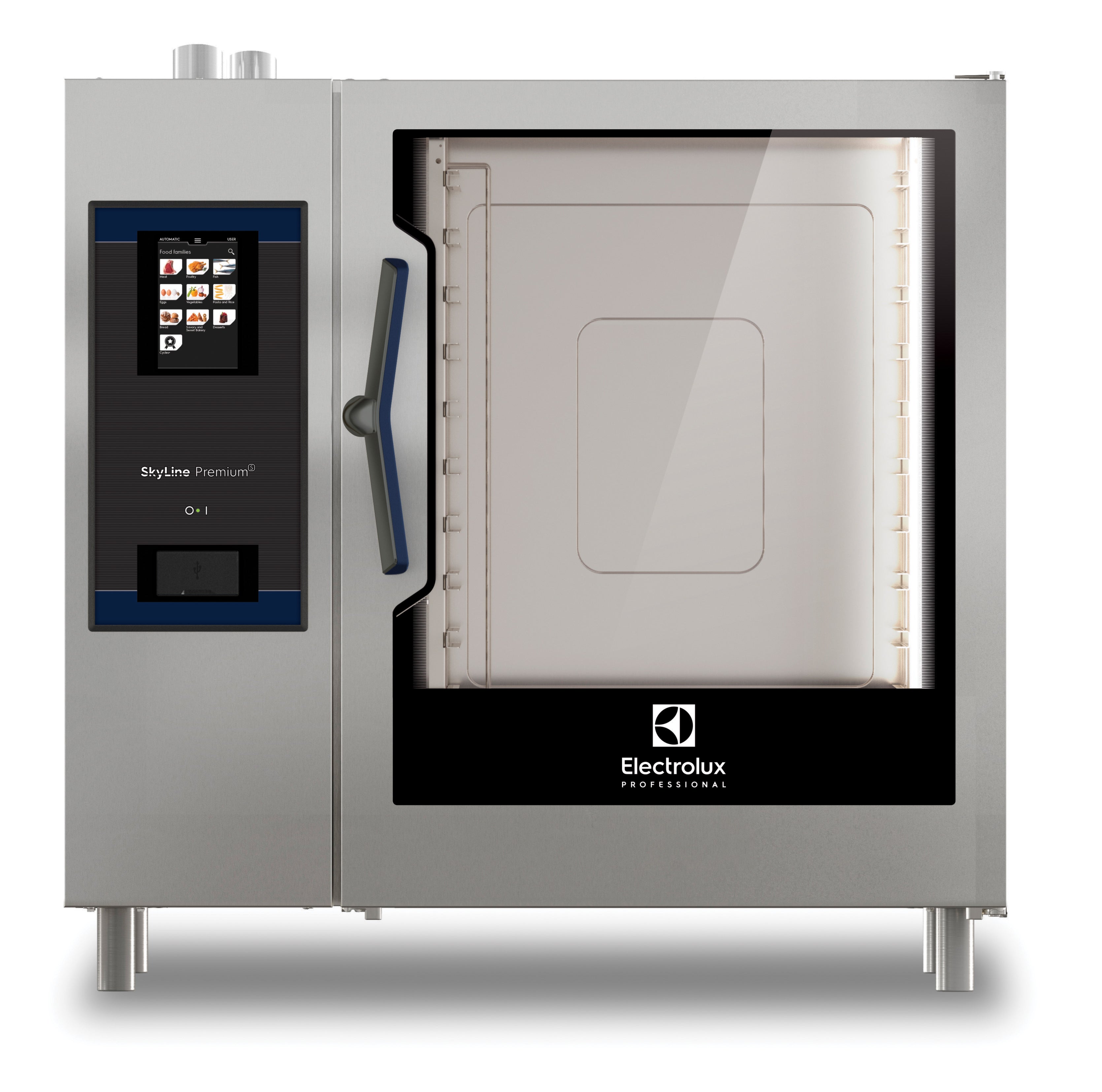 Skyline PremiumS 102 Electric Boiler Combi Oven, 10-Sheet Pan Capacity, 208V
