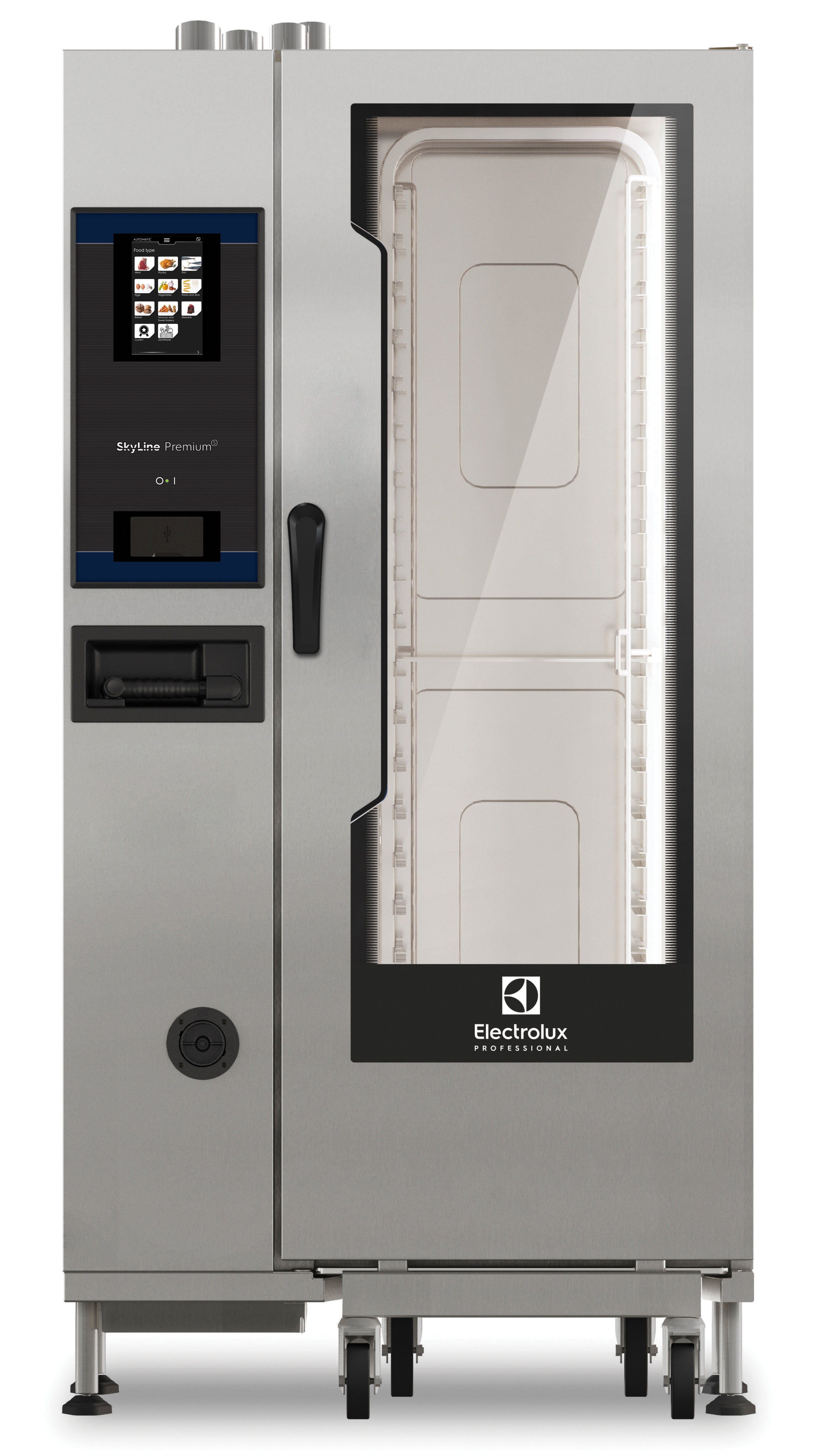 Skyline PremiumS 201 Gas Boiler Combi Oven, 20-Hotel Pan Capacity, 120V