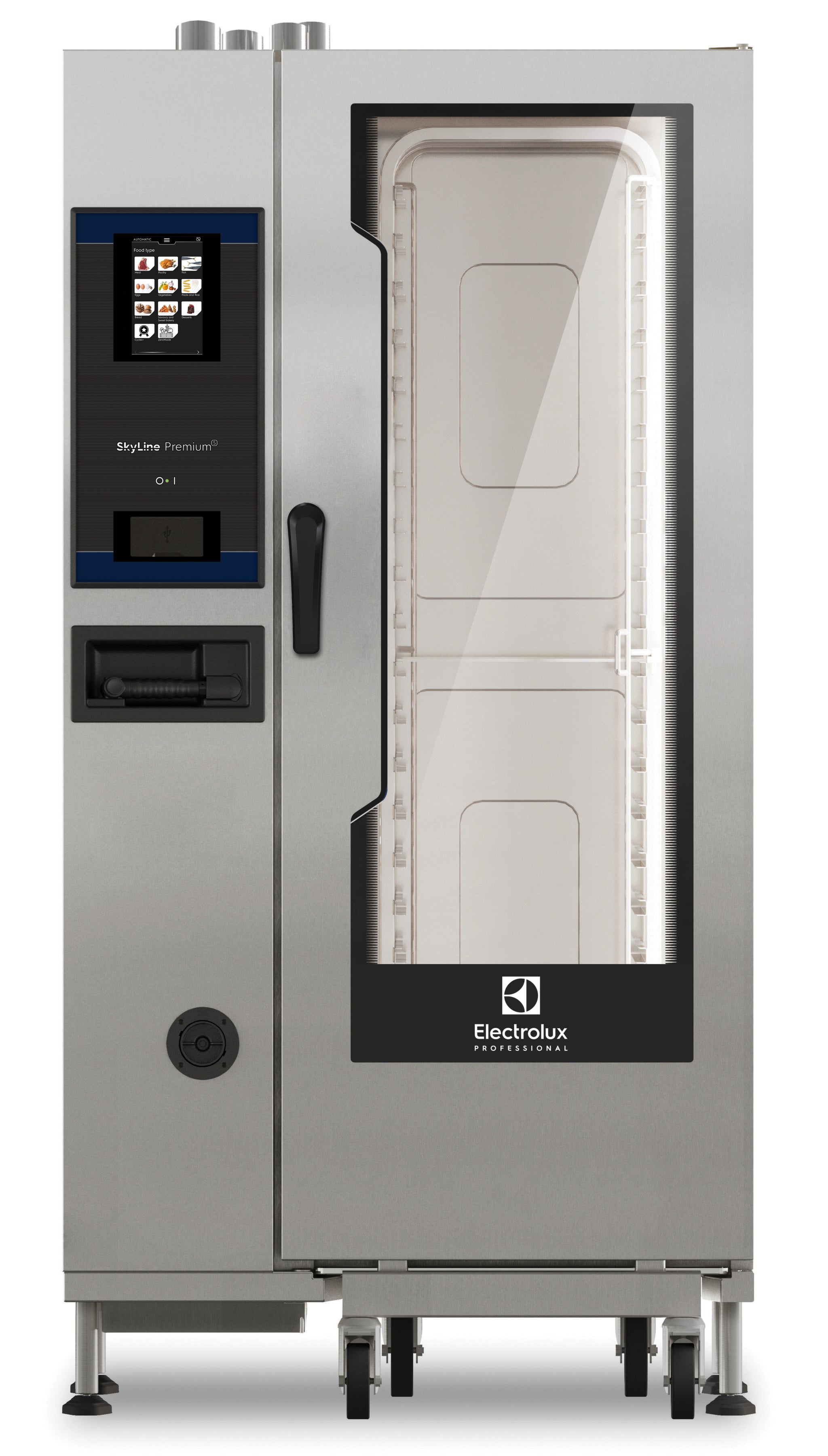 Skyline PremiumS 201 Gas Boiler Combi Oven, 20-Hotel Pan Capacity, 120V