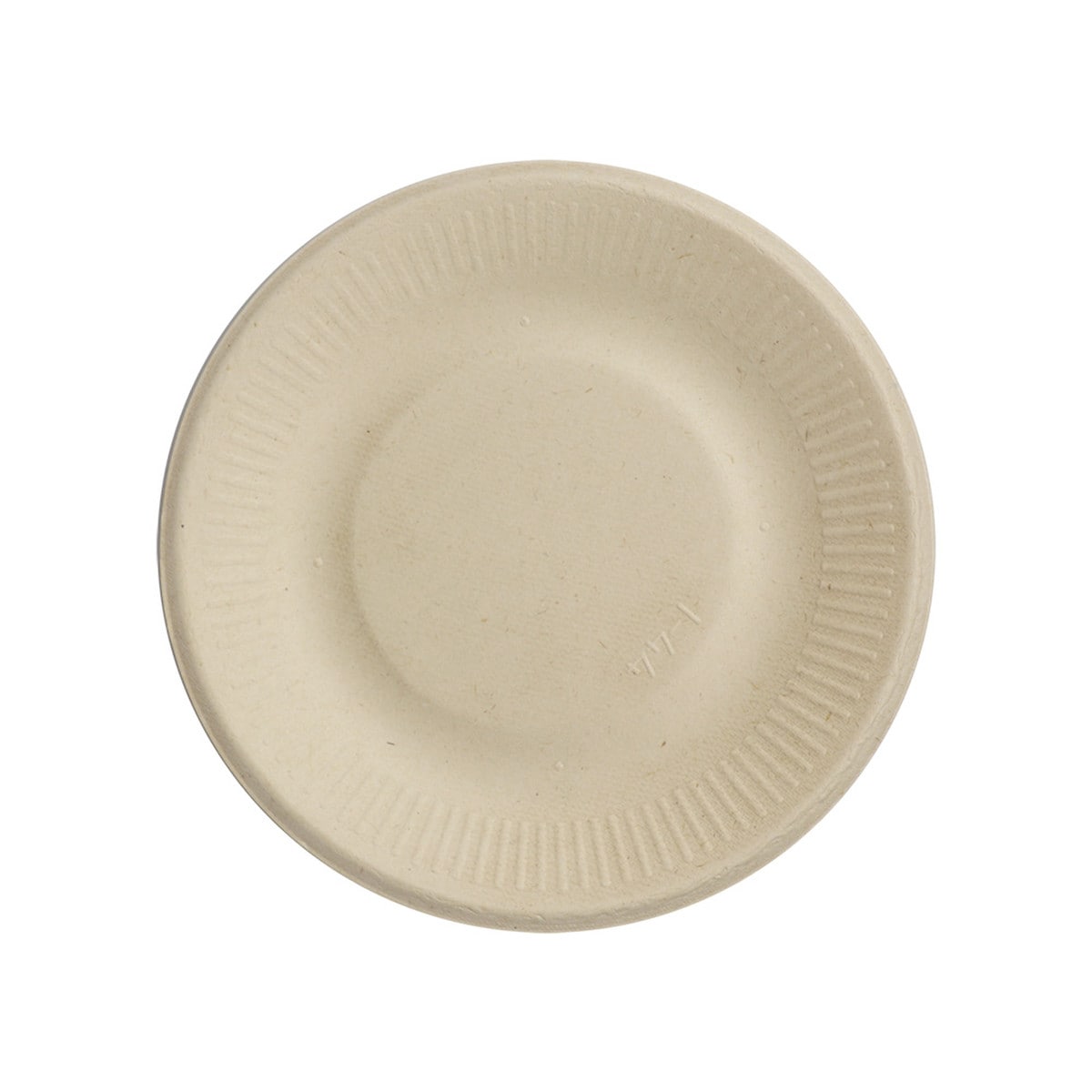 6" Fiber Ripple Edge Plate