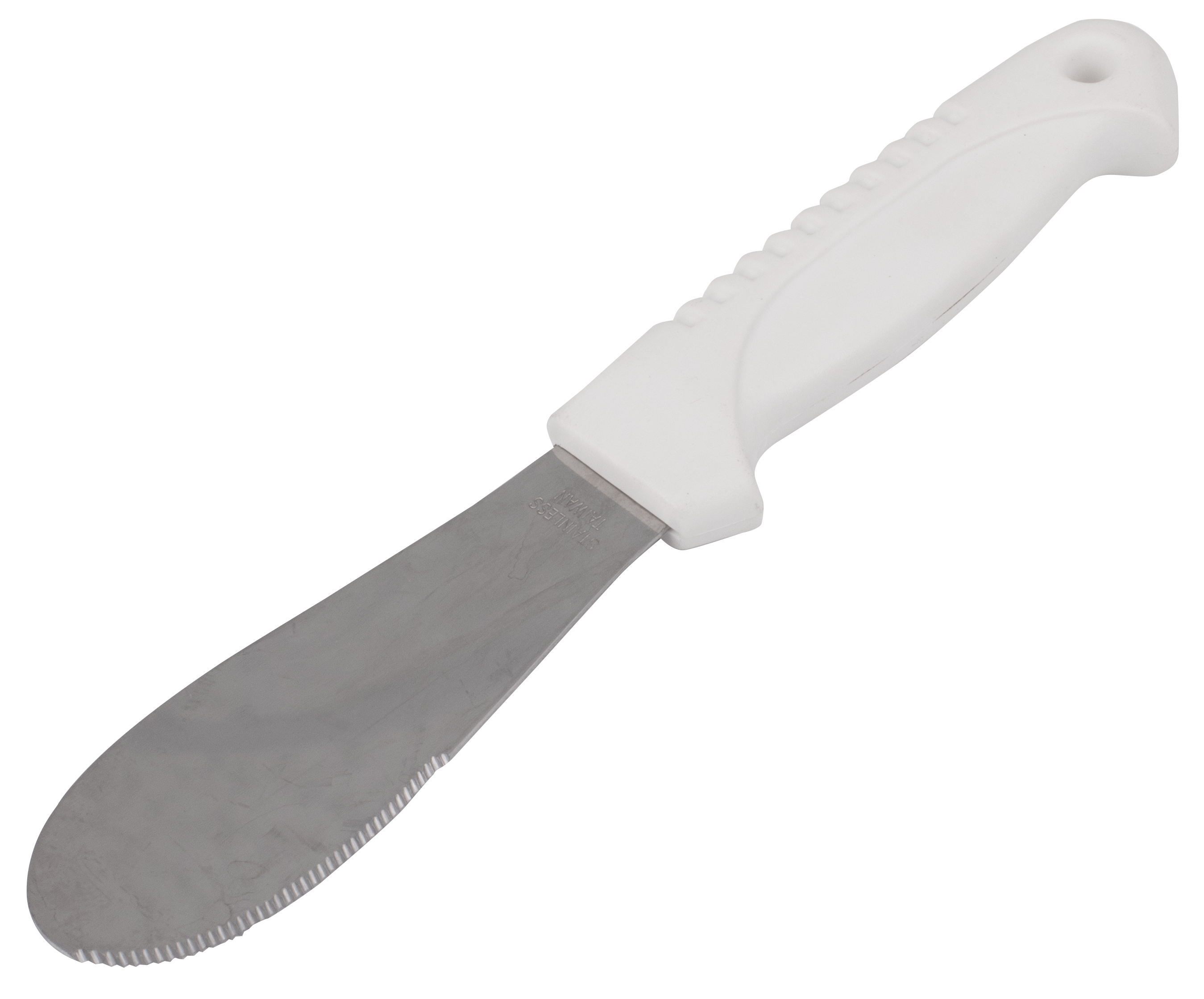Sandwich Spreader, White Plastic Handle