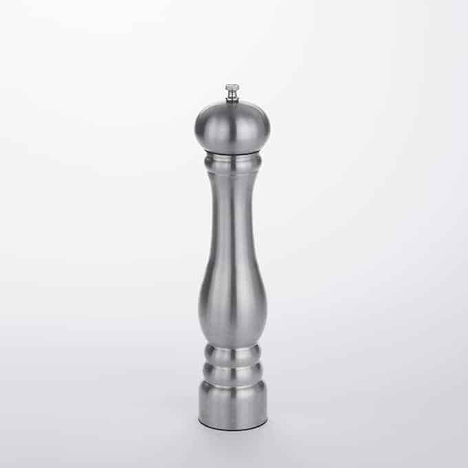 12"H Pepper Mill, Stainless Steel