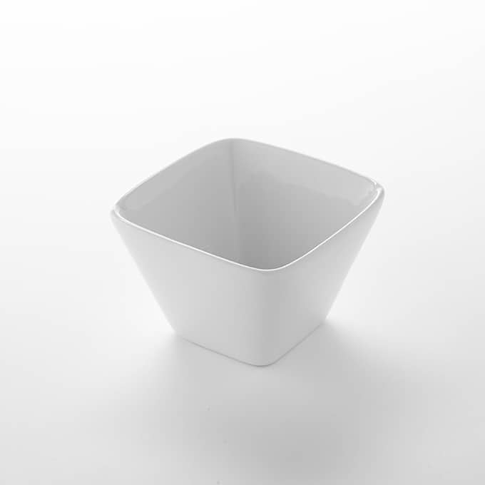 4 oz. Square Porcelain Sauce Cup
