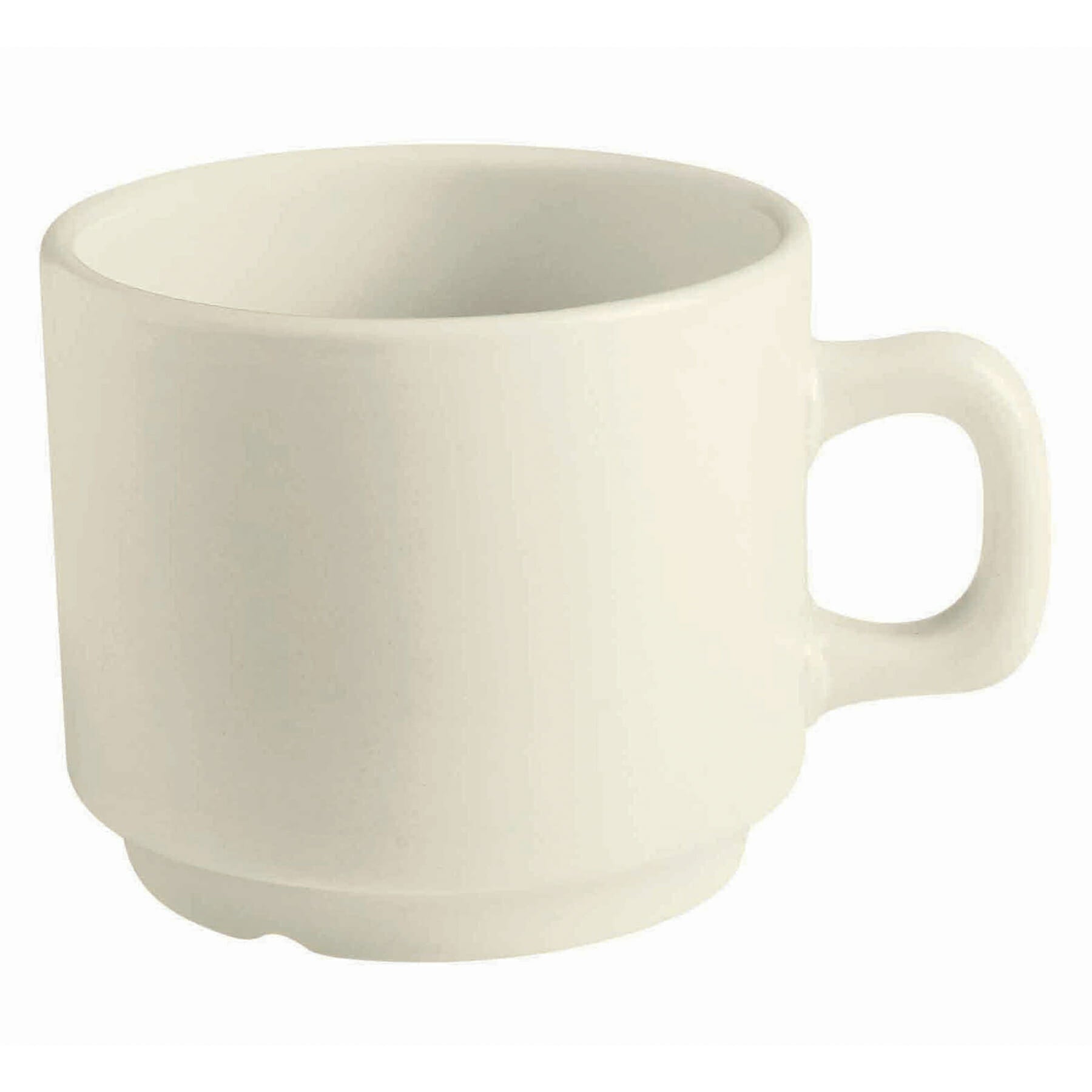 Corona Americana 7.8 oz. Stackable Tea Cup, Off White