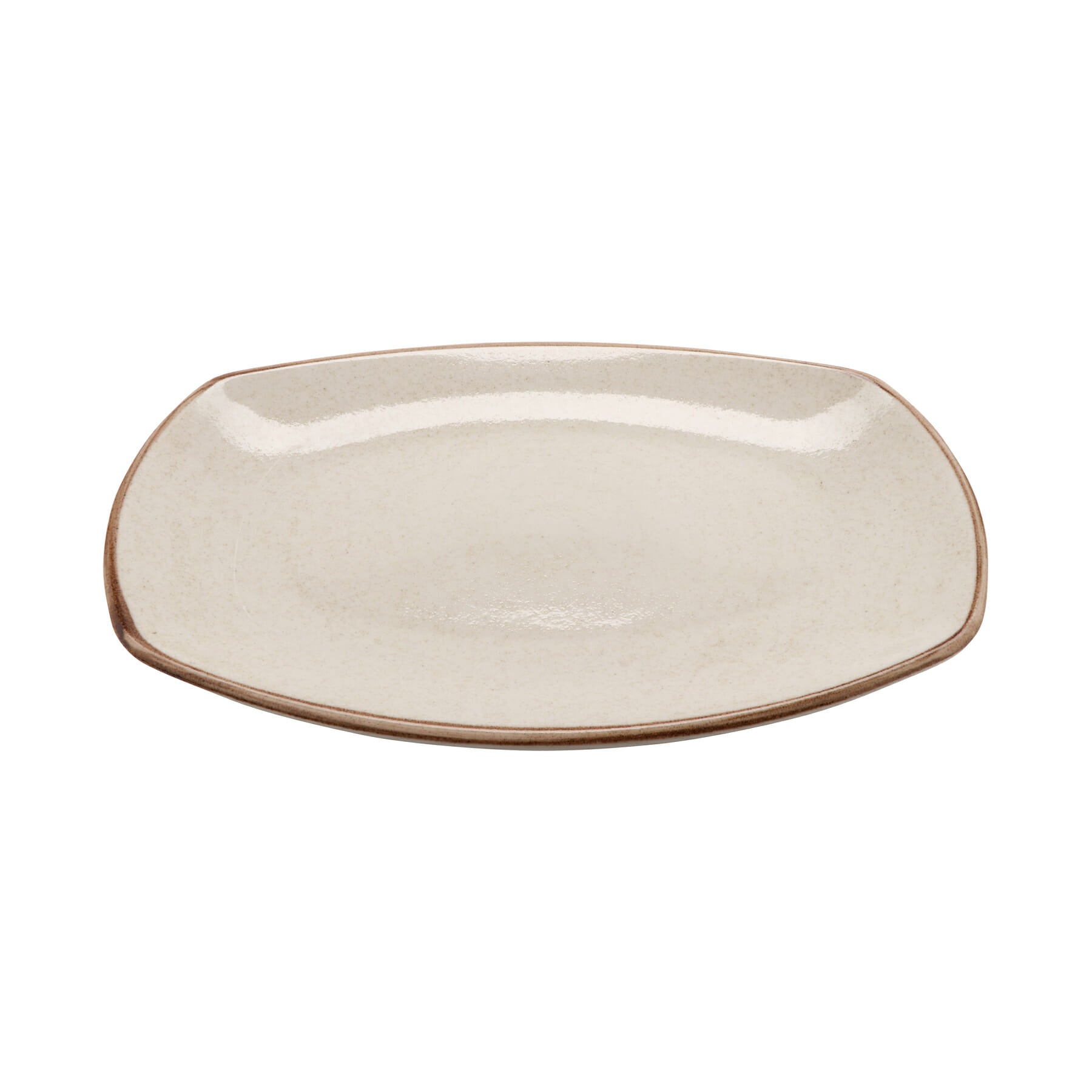 Corona Artisan 13.78" x 9.67" Rectangular Platter, Beige