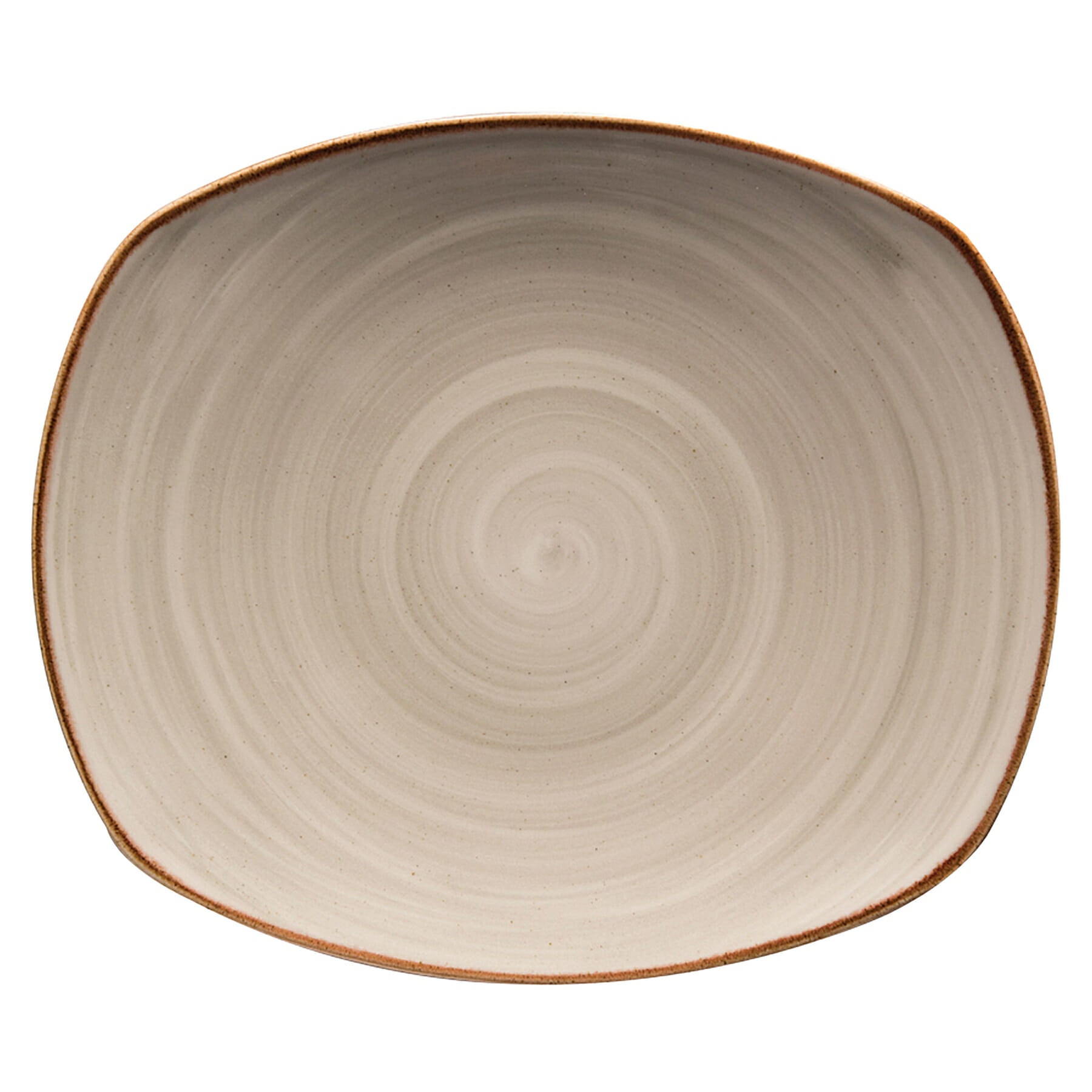 Corona Artisan 12" Round Plate, Gray