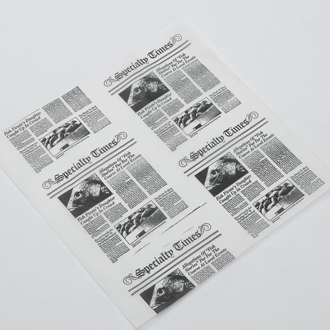12" x 12" Fry Paper, Newsprint, Flat Sheets