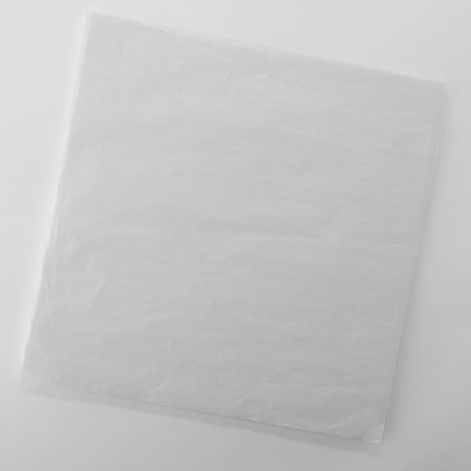 16" x 16" Fry & Basket Paper, Square, Flat, White