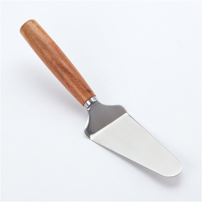 Loft 10-3/4" Pizza Server, Acacia Wood Handle