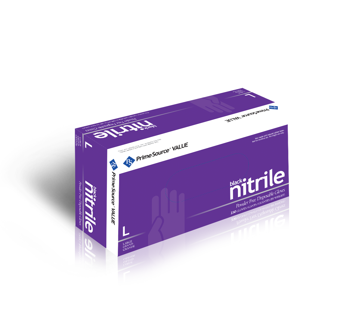 Large Black Nitrile Gloves