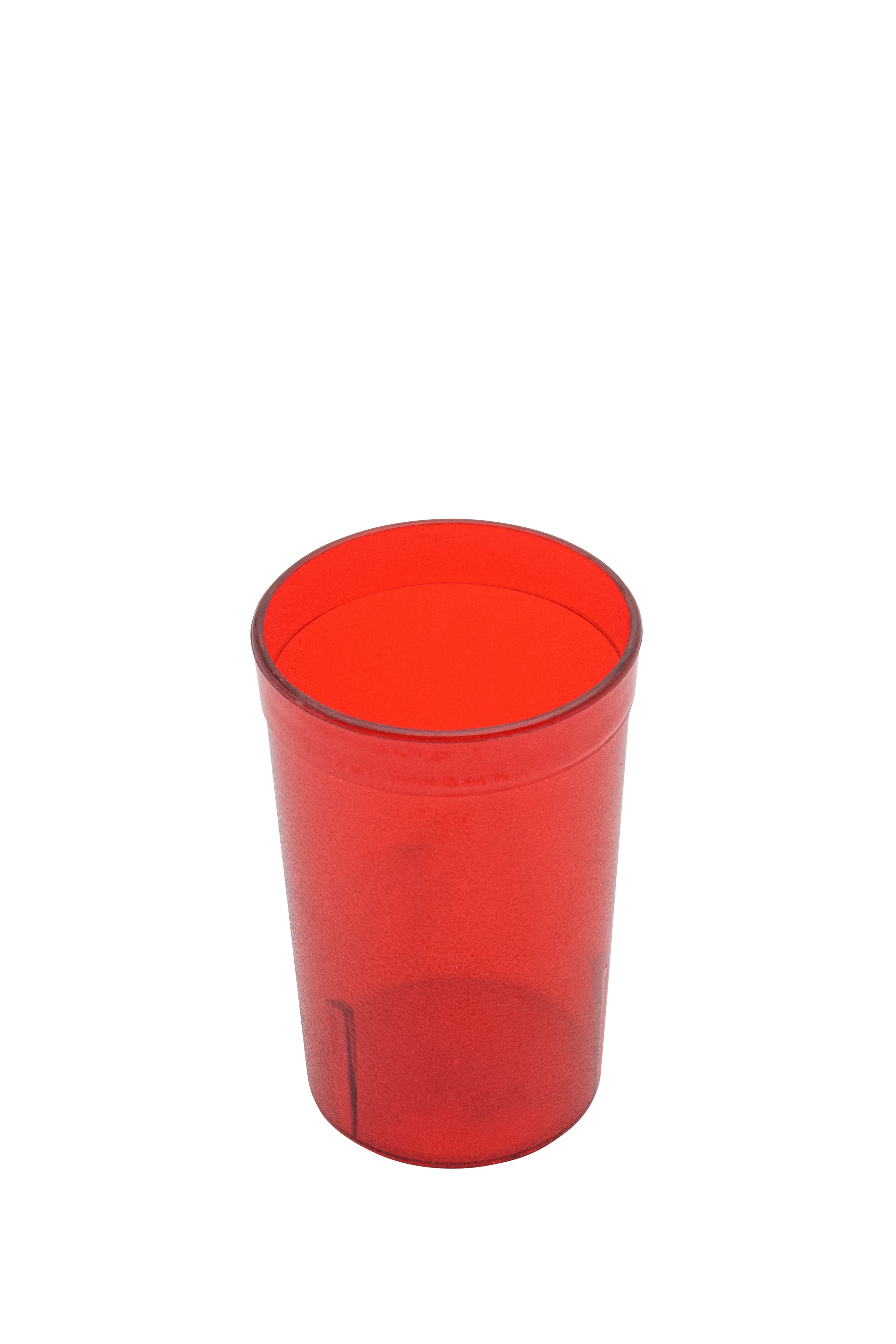 Tumbler, 8 oz., Pebbled, Red