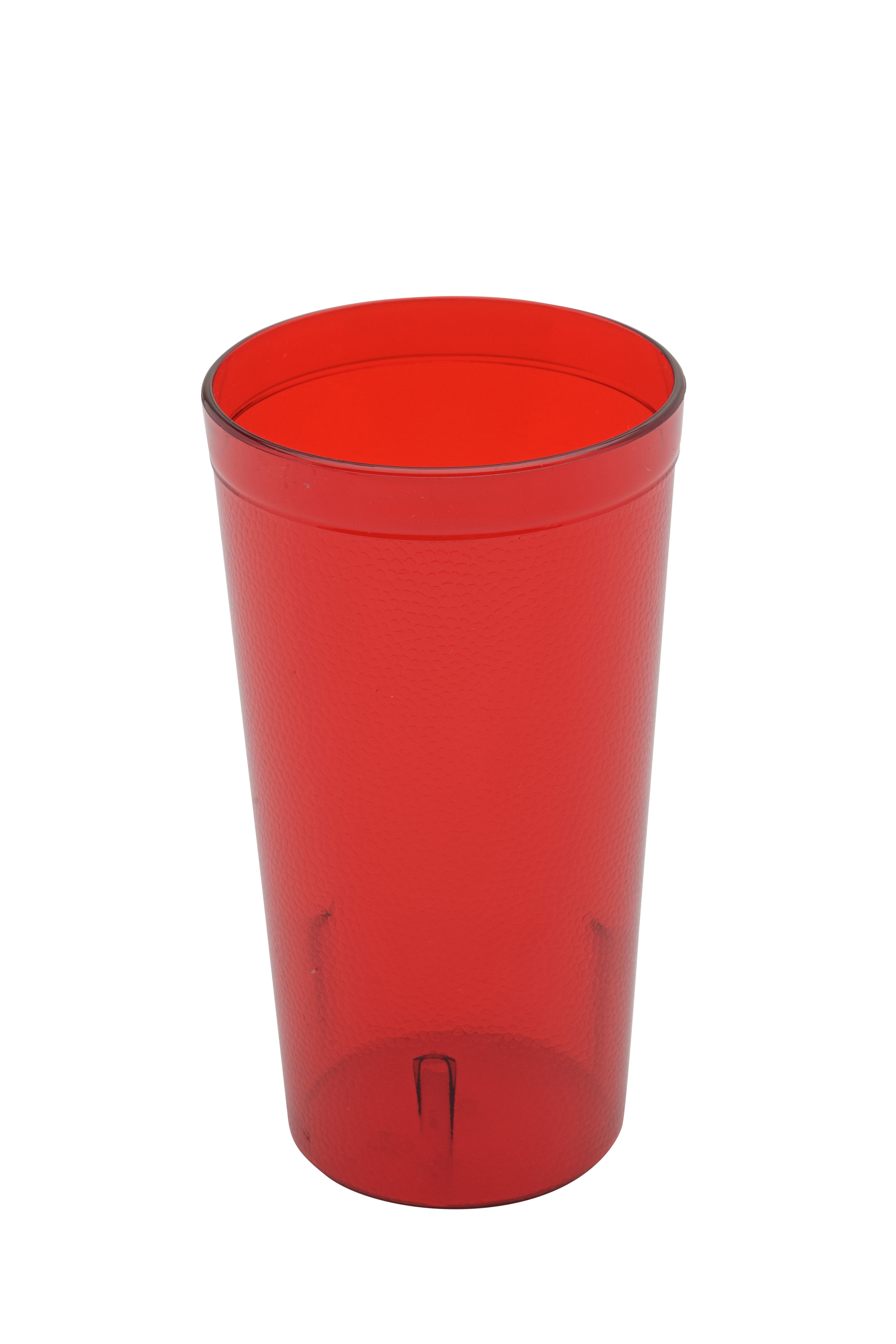 Tumbler, 16 oz., Pebbled, Red