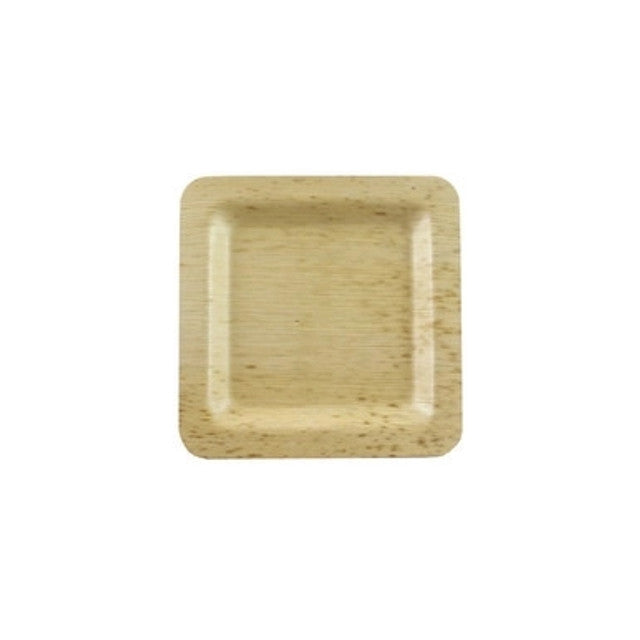 Zebra Leaf Plate, 3.5" x 3.5", square