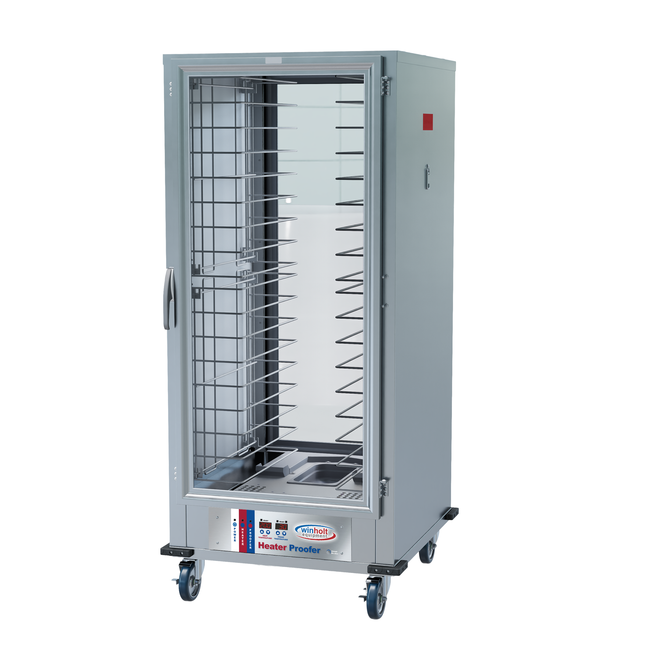 Heater Proofer Cabinet, mobile, full height, insulated, 21-1/2"W x 32"D x 66-3/4"H