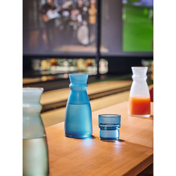 25.5 oz. Frost Blue Fluid Carafe