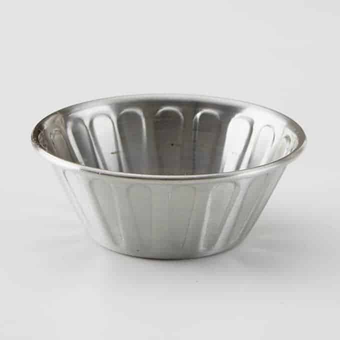1-1/2 oz. Fluted Stainless Steel Sauce Cup