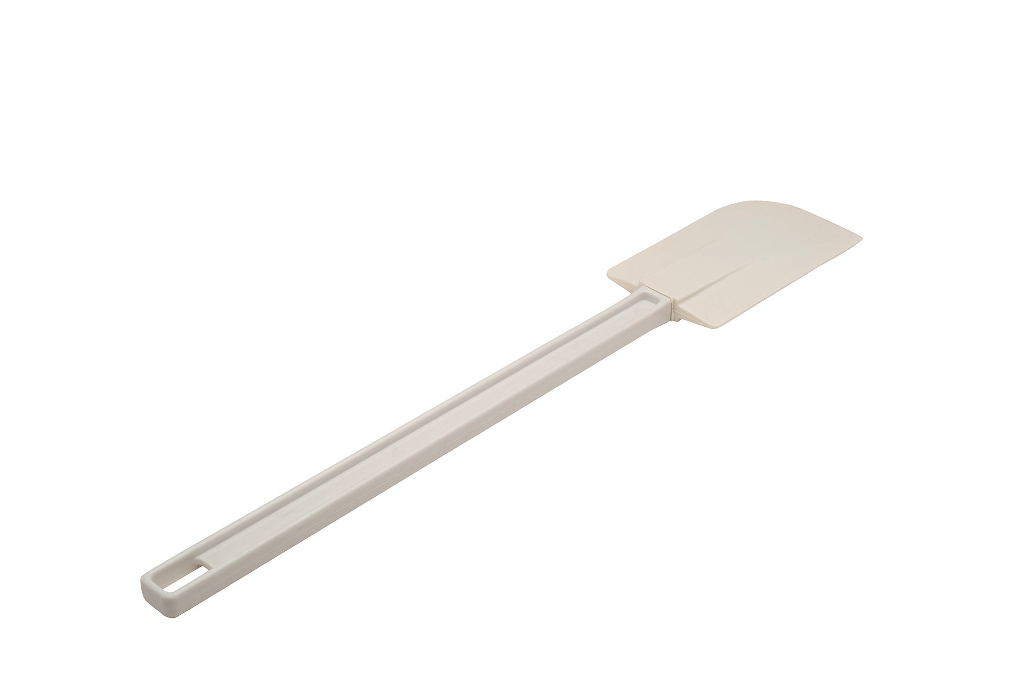 Scraper, 16", Rubber Blade, Flat, White Plastic Handle