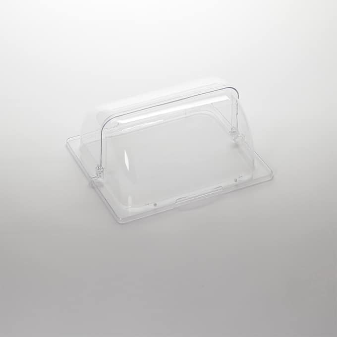 13"L x 10-1/2"W x 6-1/4"H Polycarbonate Roll Top Cover