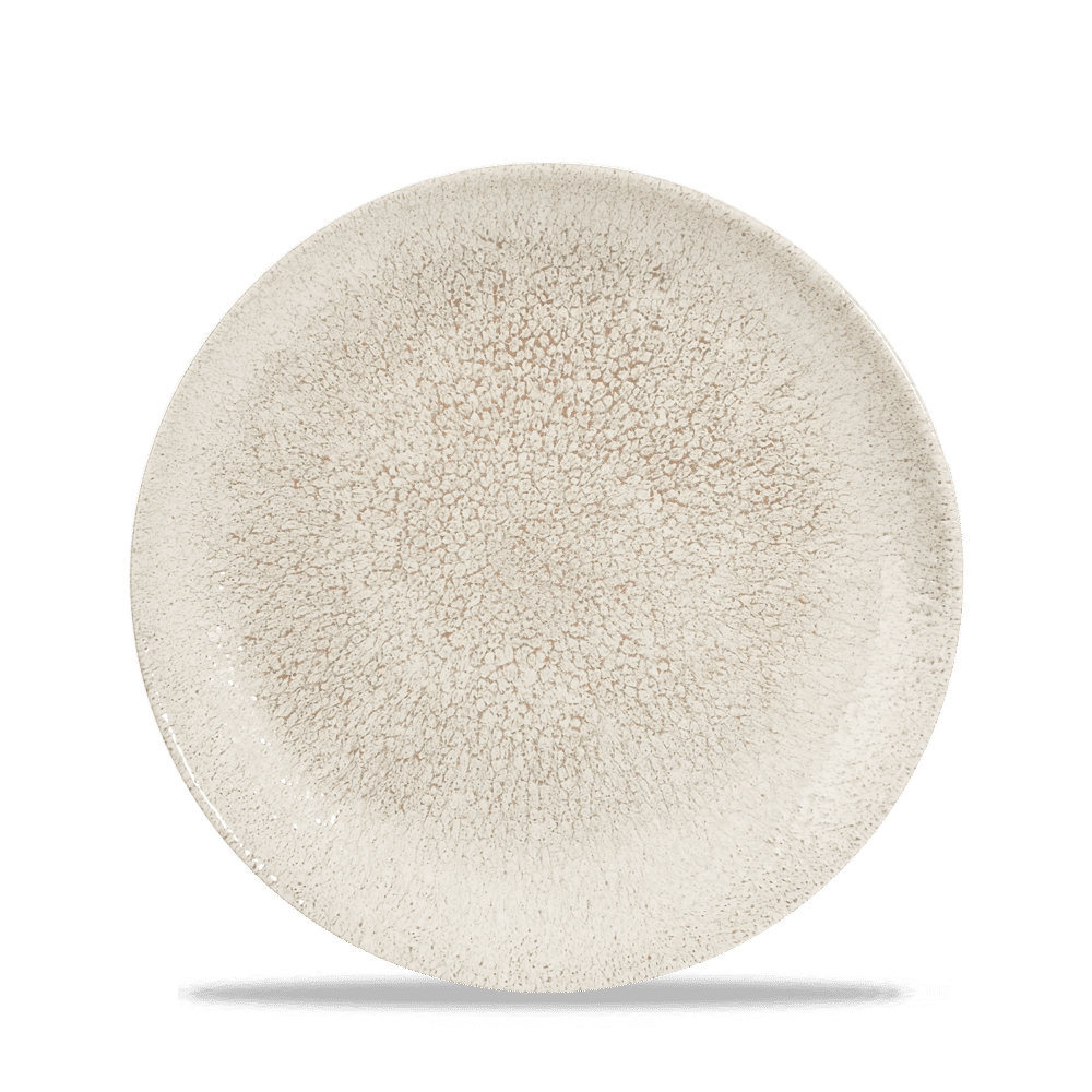 Raku 8-2/3" Round Coupe Plate, Agate Grey