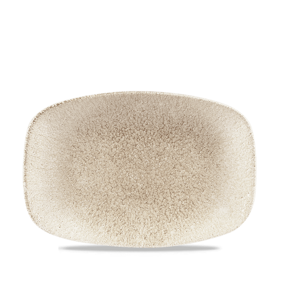 Raku 9-1/3" x 6-1/8" Oblong Chef's Plate, Agate Grey