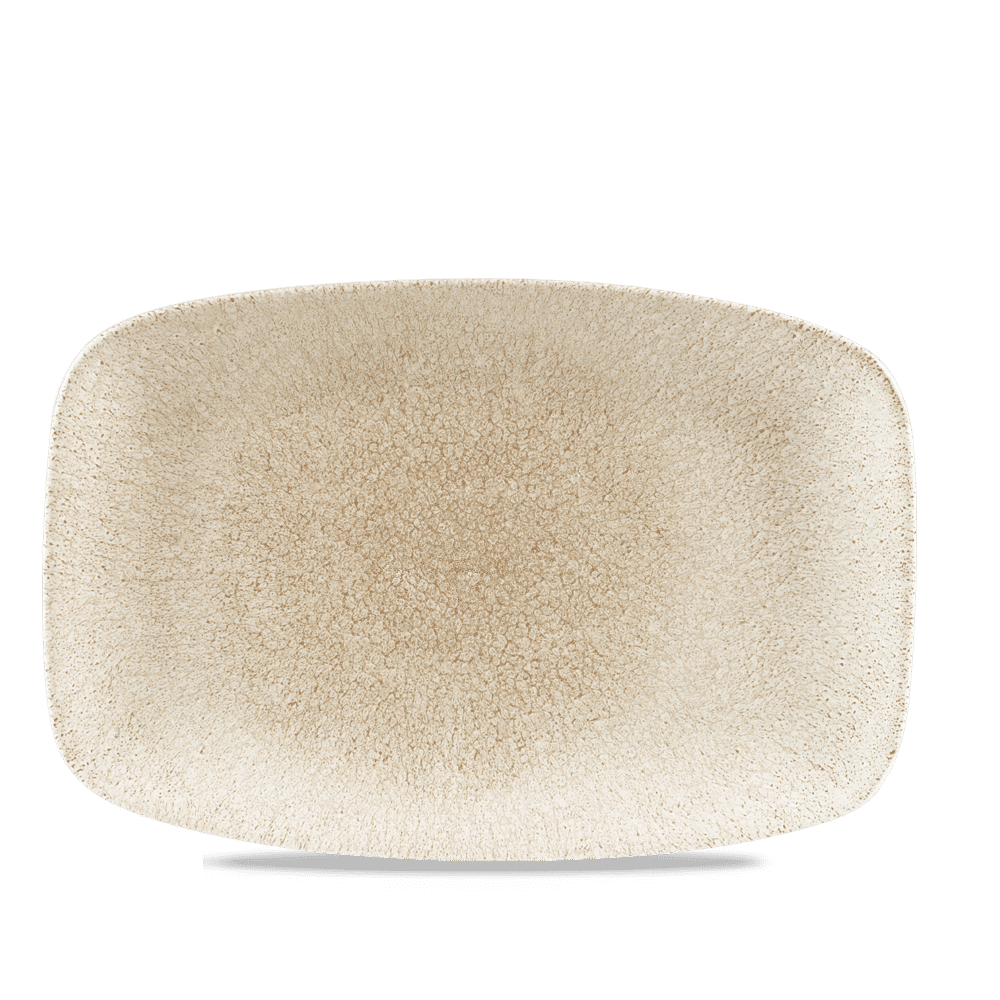 Raku 12" x 7-4/5" Oblong Chef's Plate, Agate Grey