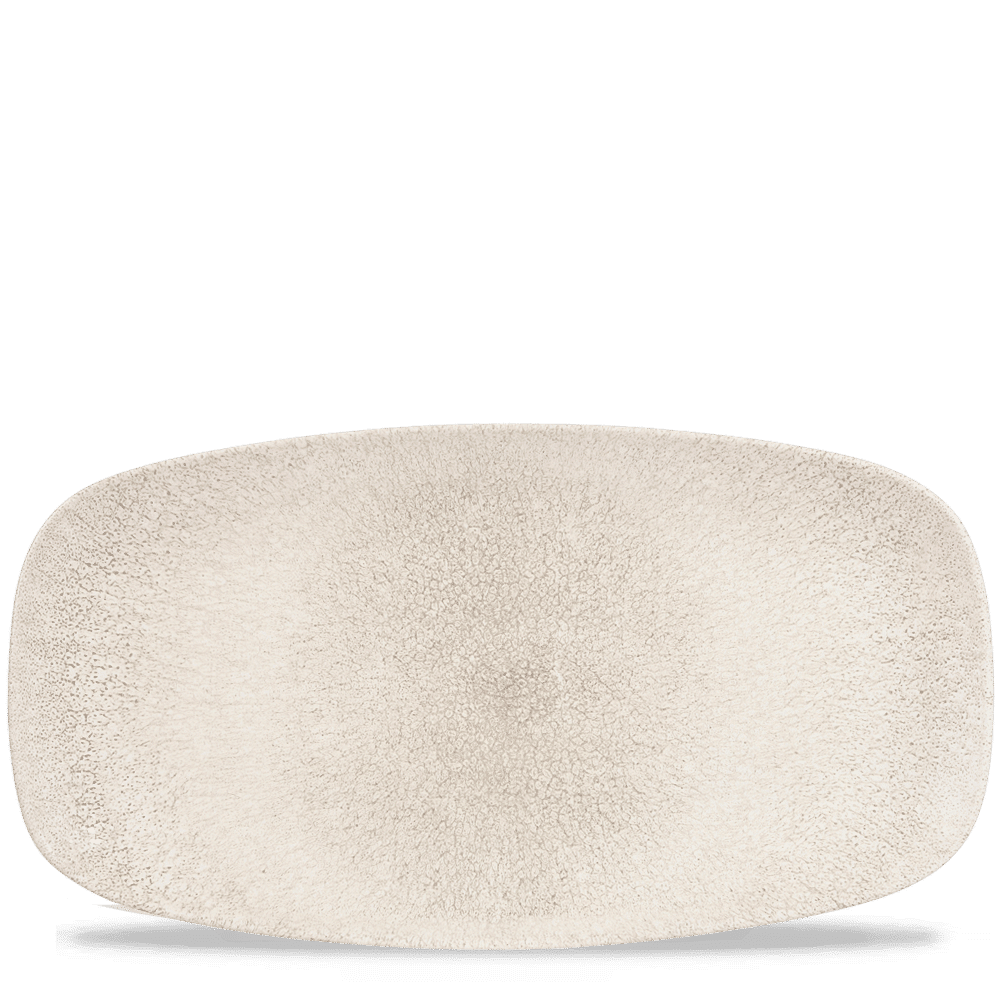 Raku 13-5/8" x 7-3/8" Oblong Chef's Plate, Agate Grey