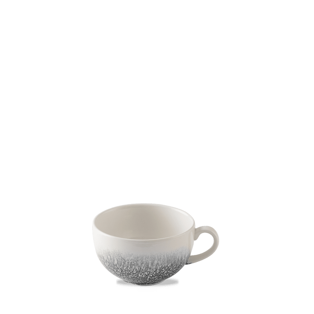 Raku 8 oz. Cappuccino Cup, Quartz Black